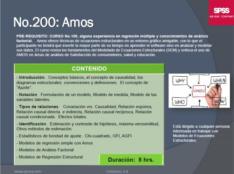 Curso de Ecuaciones Estructurales